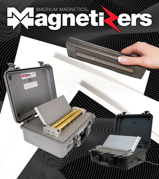 Magnum Magnetics magnetizer machines and experienced advice.