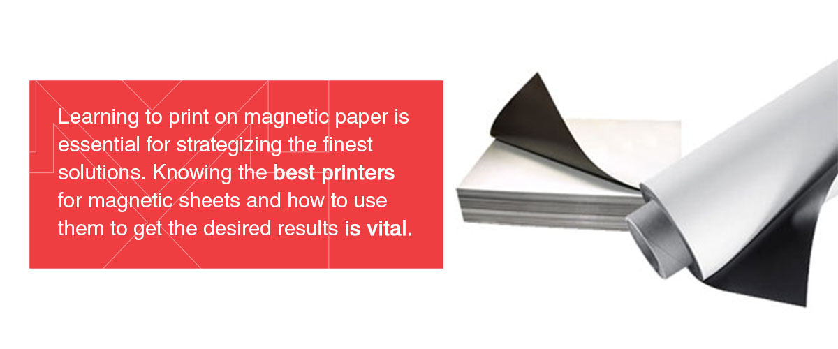 print on magnetic paper